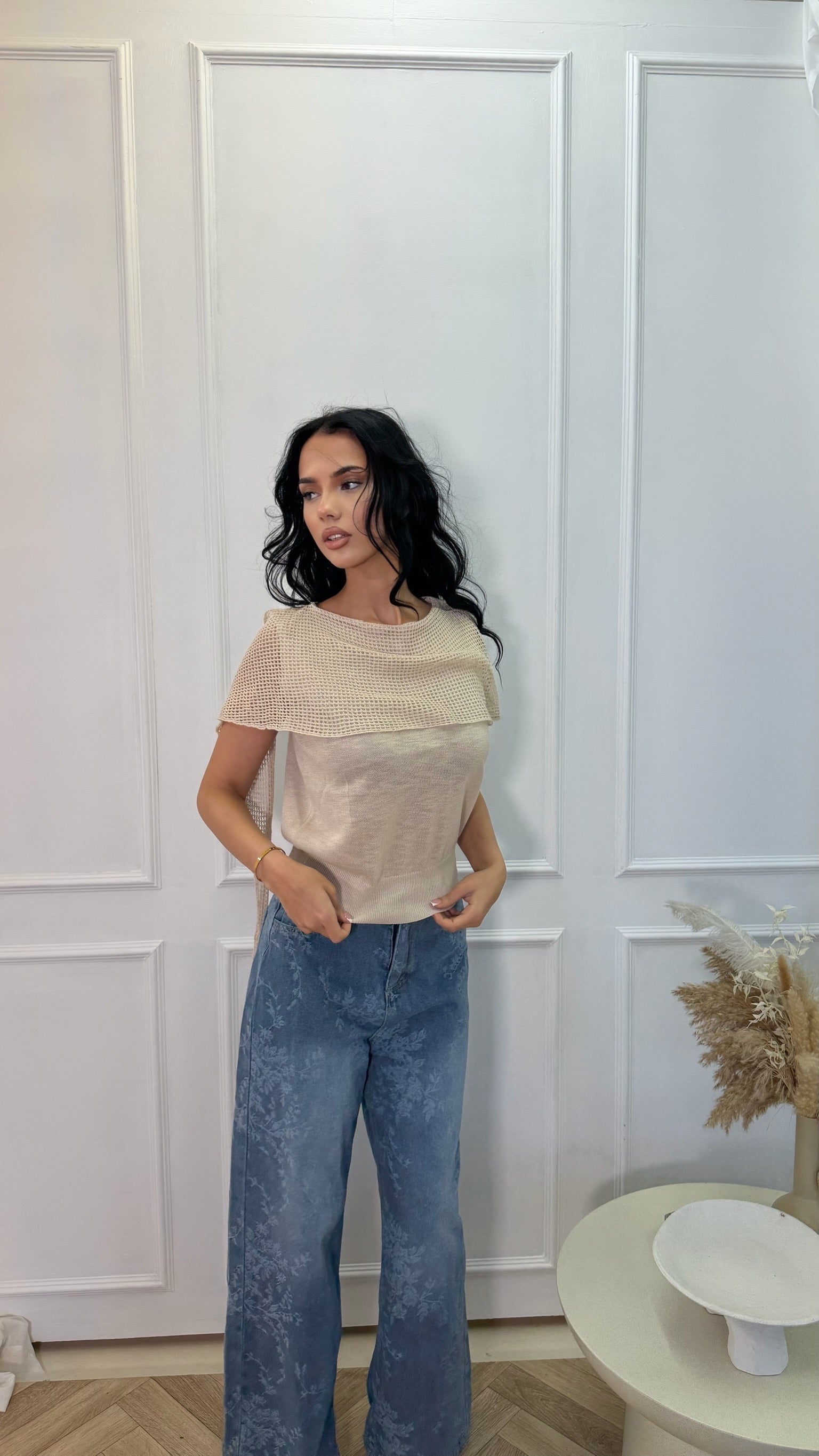 Layered Knit Top