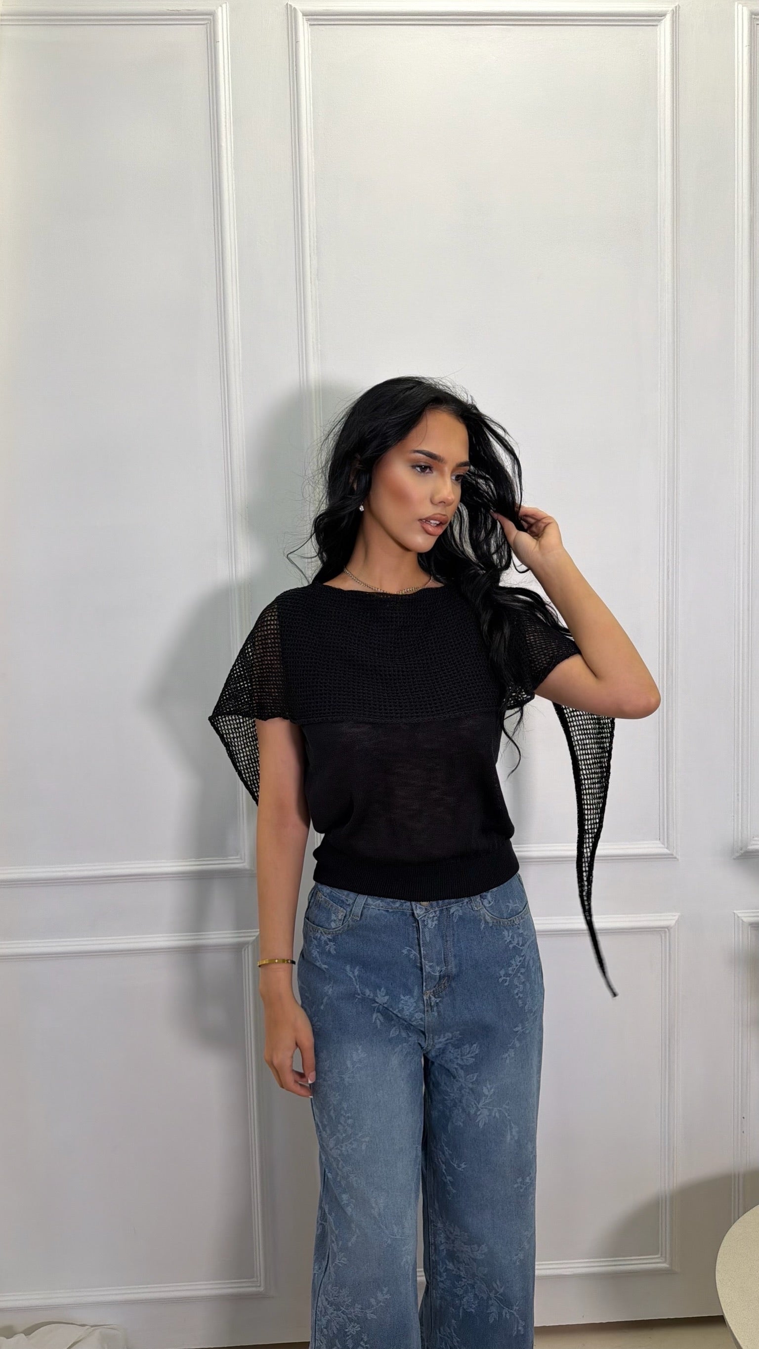 Layered Knit Top